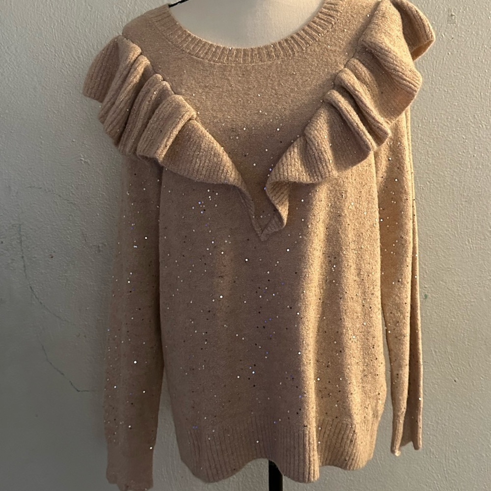 LC by Lauren Conrad size L sweater sequined - Picture 2 of 12